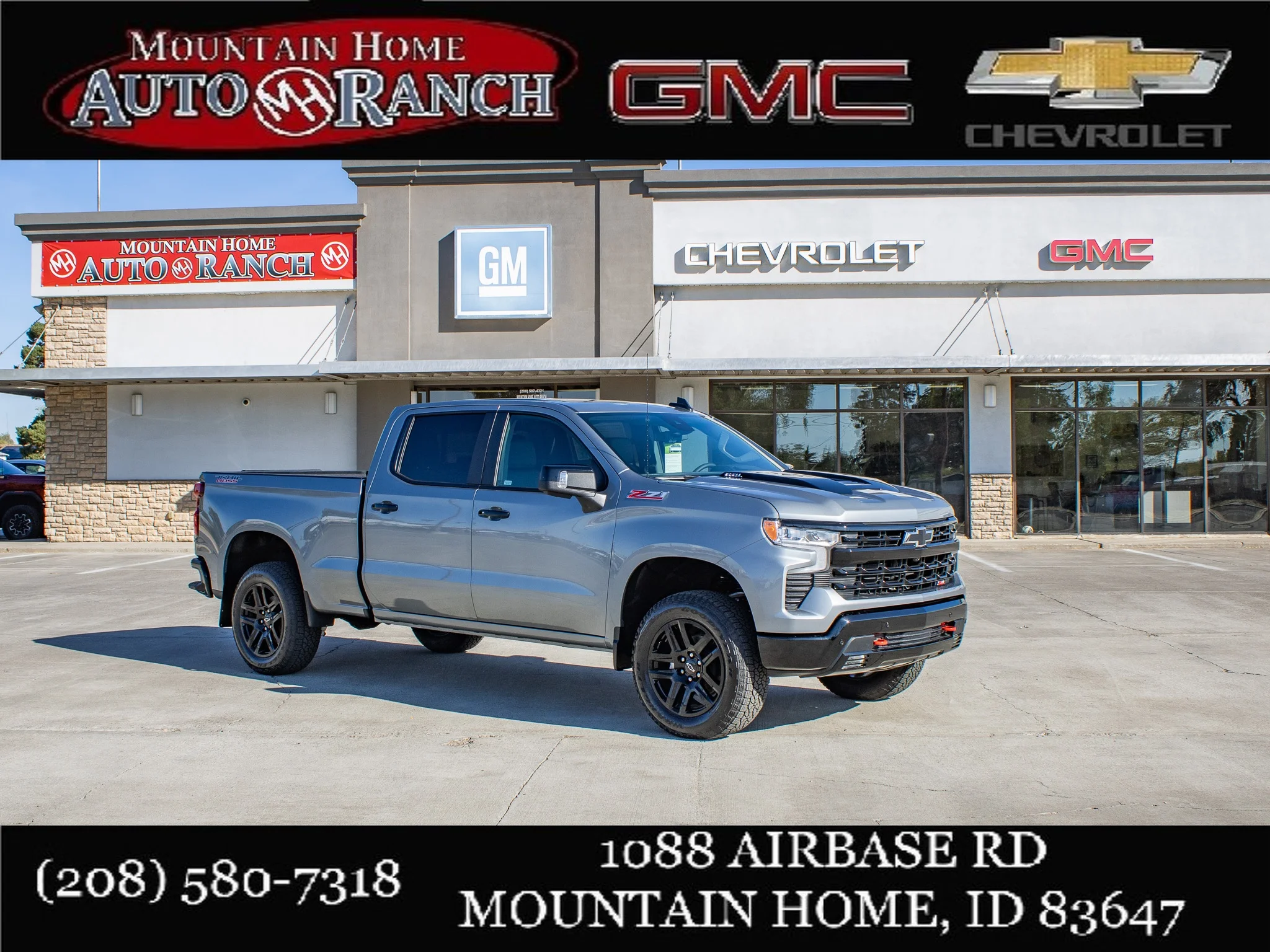 New 2026 STERLING GRAY METALLIC Chevrolet LT Trail Boss image 1