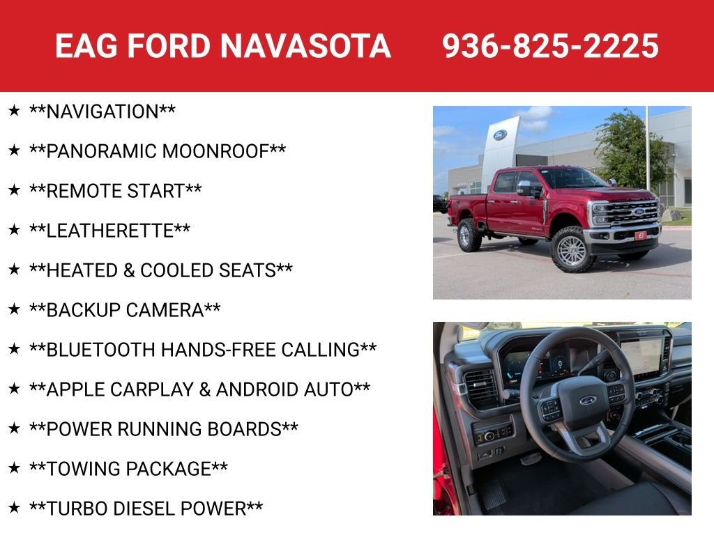 New 2026 Ruby Red Metallic Tinted Clearcoat Ford F-250® Lariat® image 4