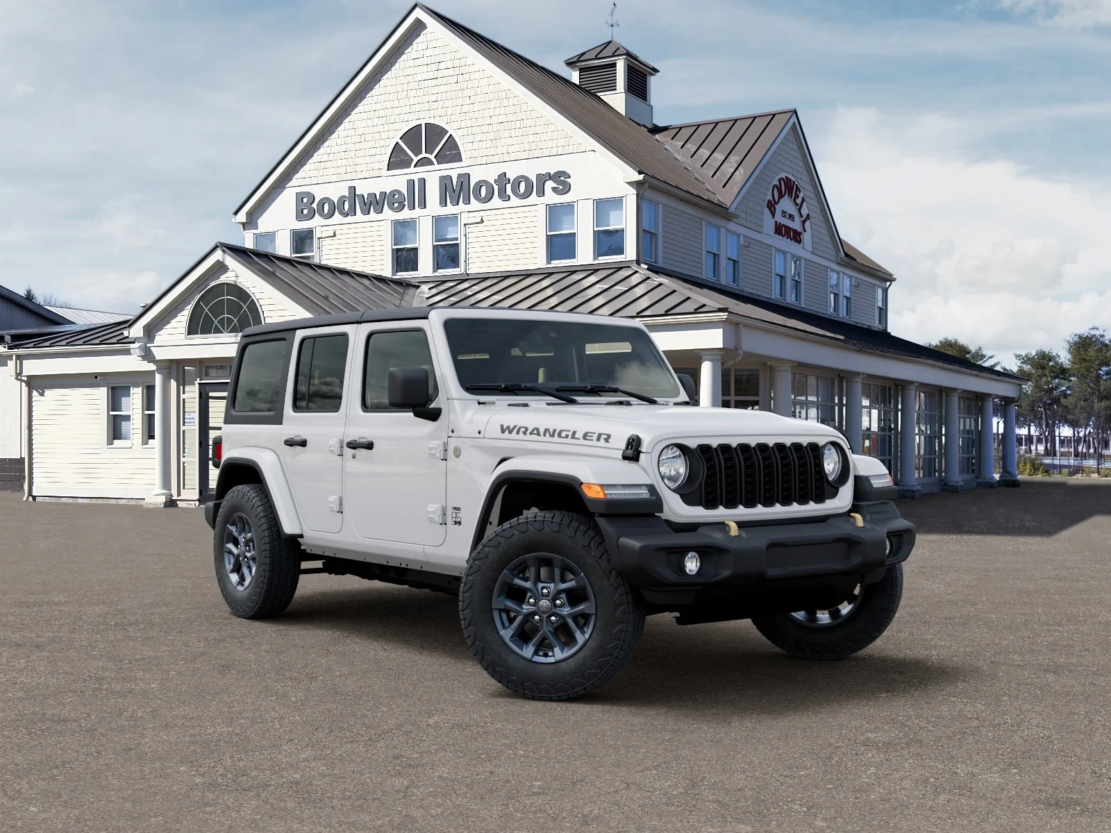 New 2026 Bright White Clear-Coat Exterior Paint Jeep 4-Door 85th Anniversary Edition image 31