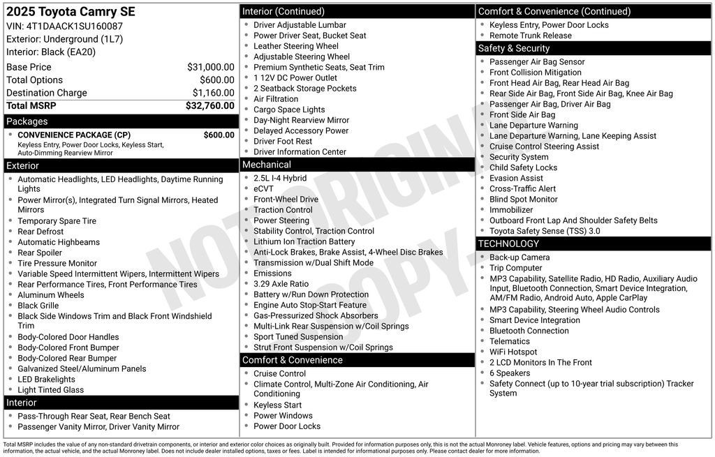 Used 2025  Toyota SE image 2