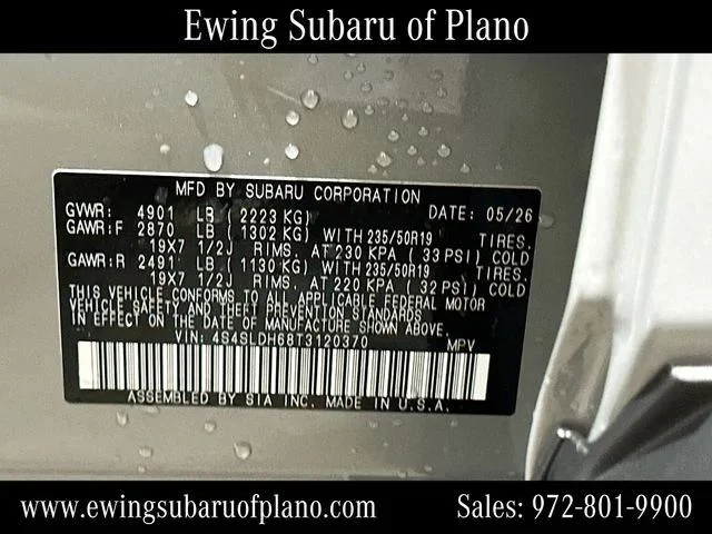 New 2026 RIVER ROCK PEARL Subaru Sport image 68