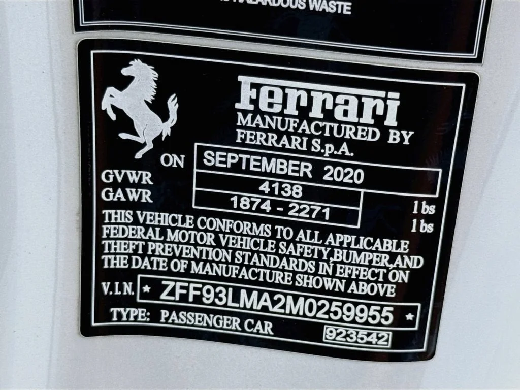 Used 2021 Bianco Italia Ferrari  image 38