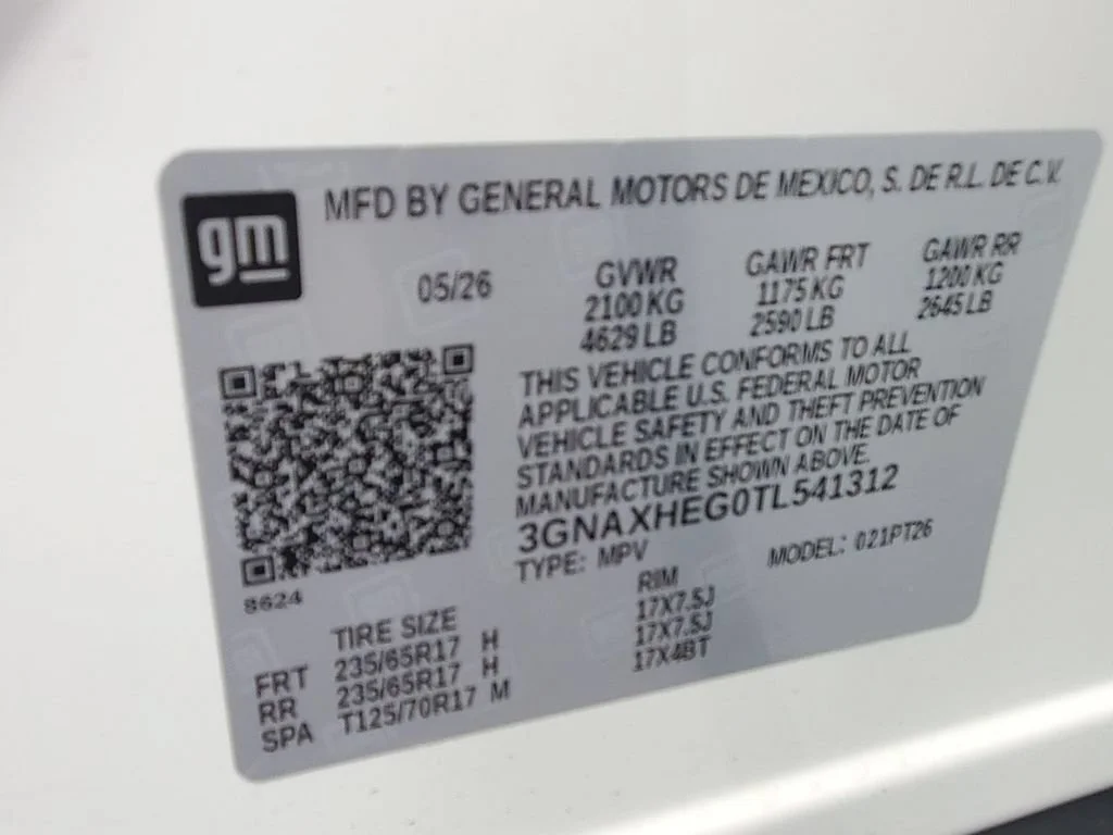 New 2026 Summit White Chevrolet LT image 40