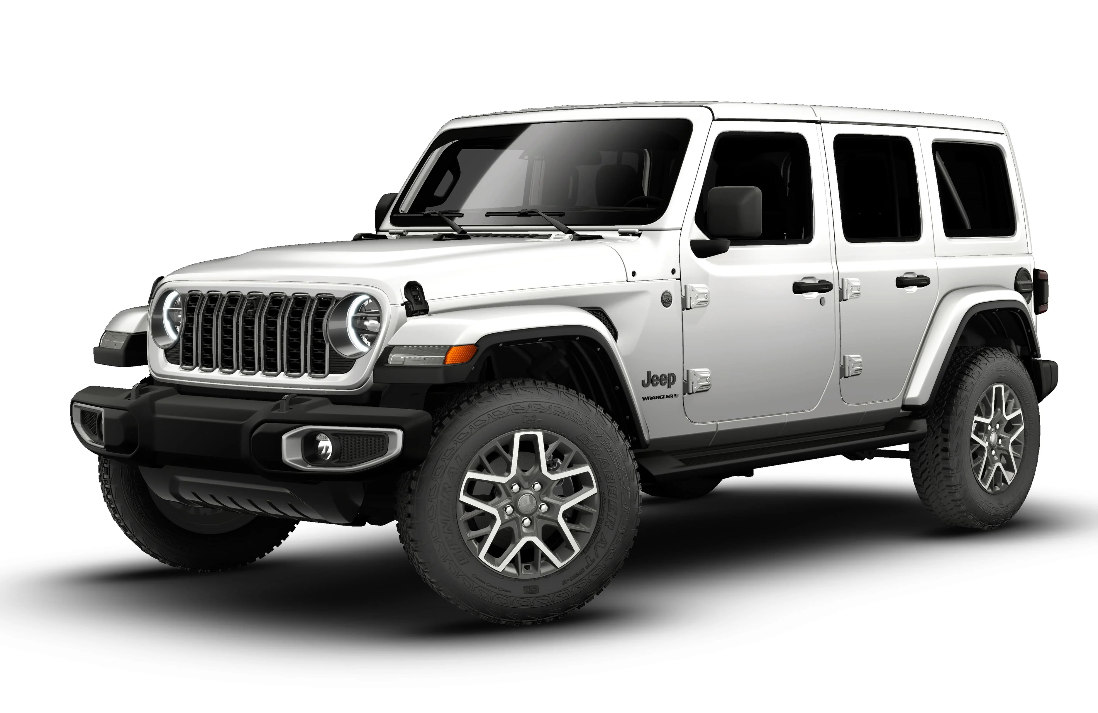 New 2026 Bright White Clear-Coat Exterior Paint Jeep Sahara image 13
