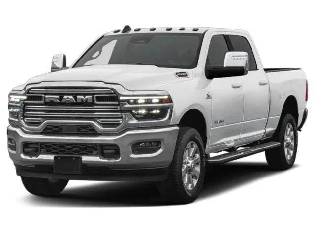 New 2026 Bright White Clear-Coat Exterior Paint RAM Laramie Crew Cab 4x4 6