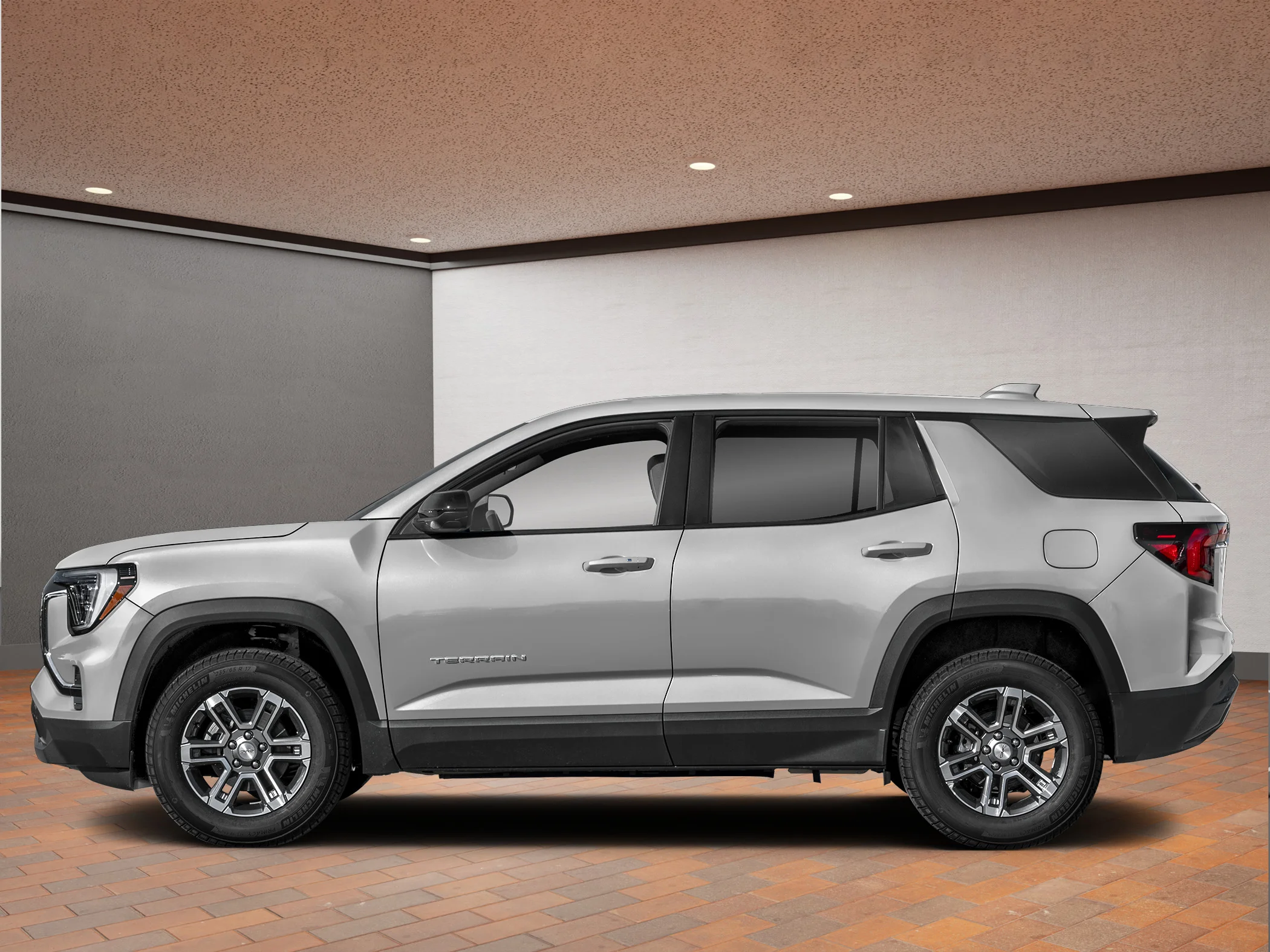 New 2027 riverstone metallic GMC AWD Elevation image 3