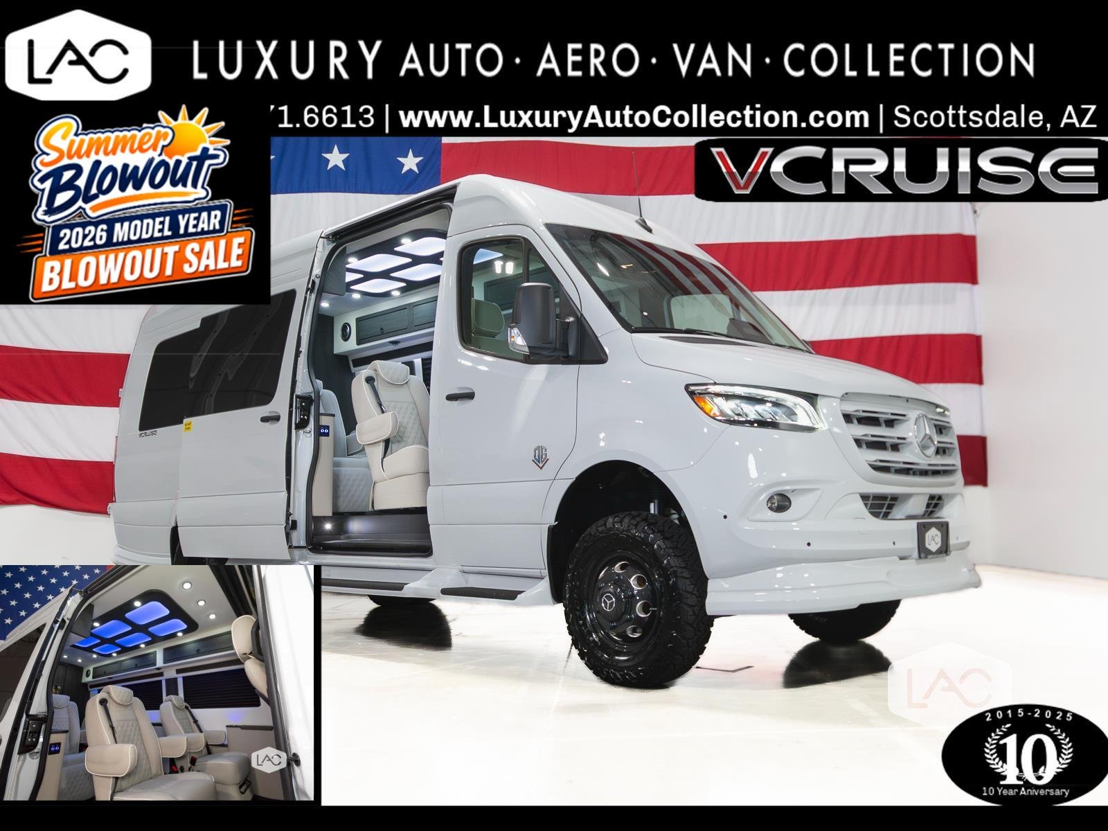 New 2026 Arctic White OGV Luxury Coach AWD 10-Pass*ADV Wheel Pkg*PetSafe image 1