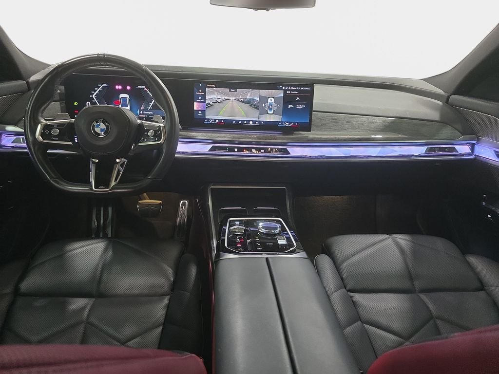 Certified Used 2023 Mineral White Metallic BMW 740i image 9