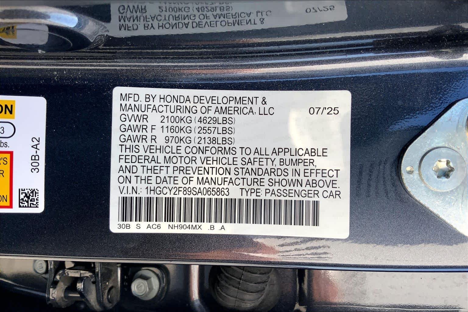 Used 2025 Meteorite Gray Metallic Honda Touring image 36