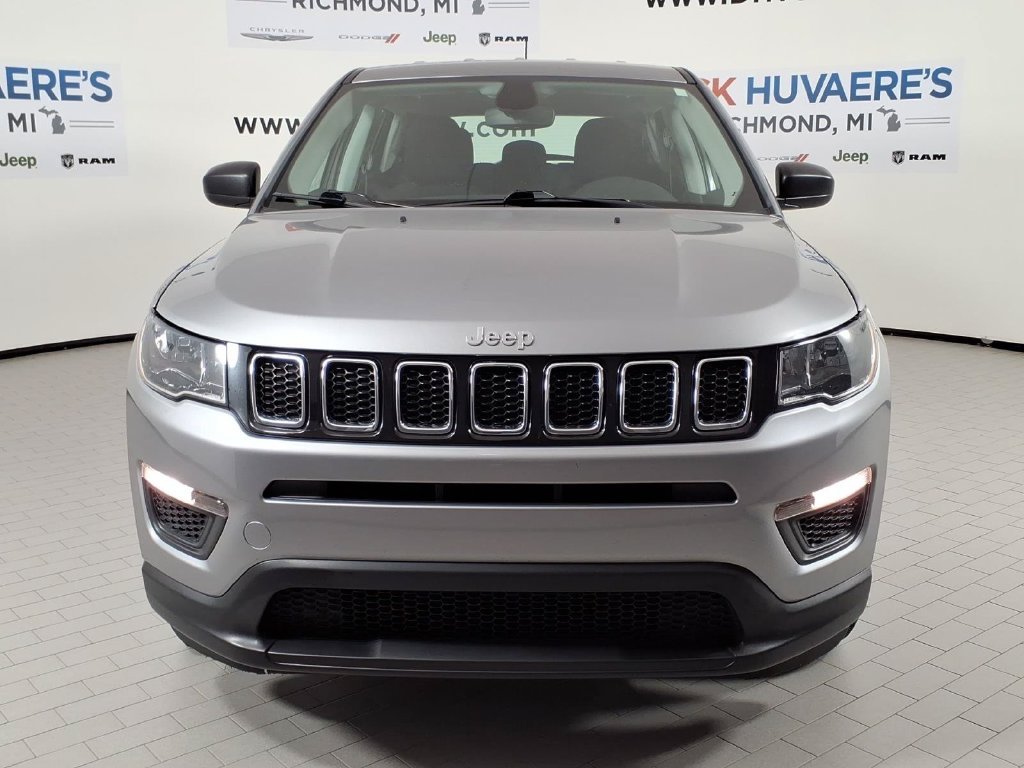 Used 2021 Jeep Compass Sport with VIN 3C4NJCAB9MT538662 for sale in Richmond, MI