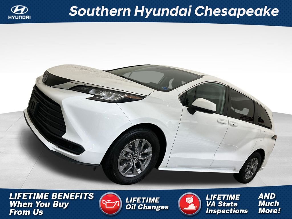 Used 2023 White Toyota LE image 1