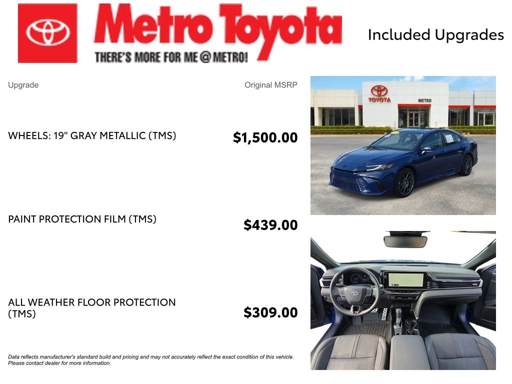 Certified Used 2025 Blue Toyota XSE image 4