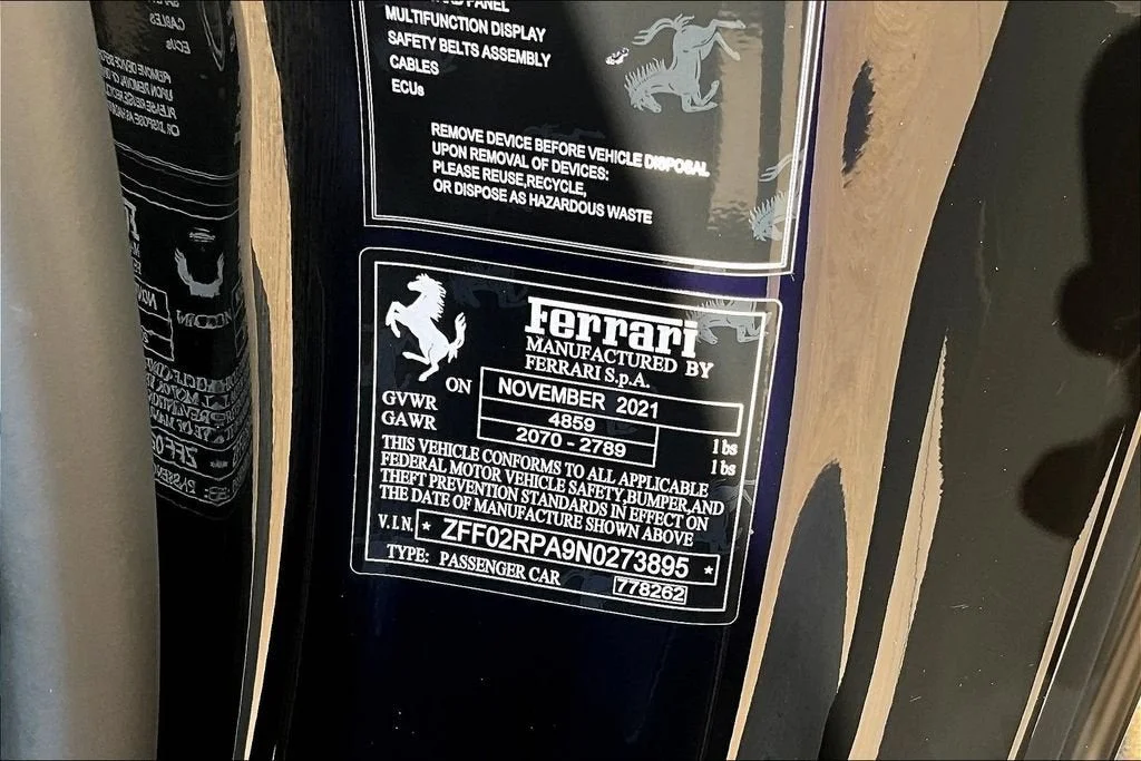 Certified Used 2022 Nero Ferrari  image 7