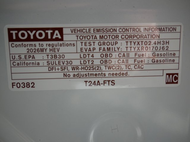 New 2026 Ice Cap Toyota TRD Off-Road i-FORCE MAX image 30