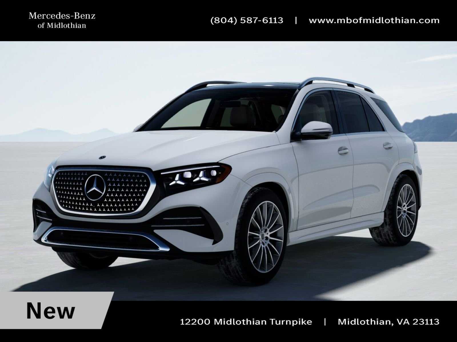 New 2027 White Mercedes-Benz GLE 450 image 1