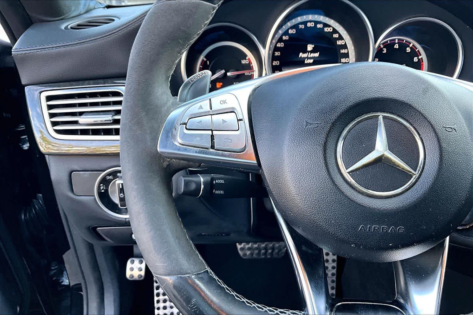 Used 2015 Obsidian Black Metallic Mercedes-Benz CLS 63 AMG® S-Model image 23