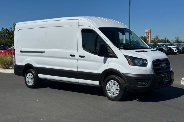 Used 2023 Ford E-Transit Cargo Van Base with VIN 1FTBW9CK5PKA04830 for sale in Woodland, CA