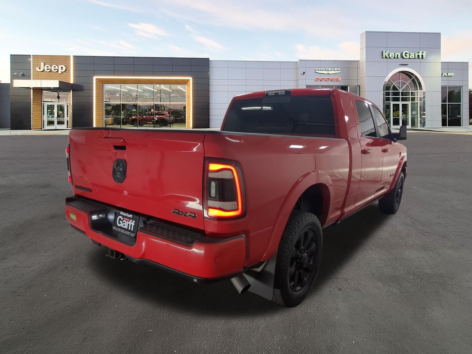 Used 2019 Flame Red Clearcoat Ram Laramie image 4