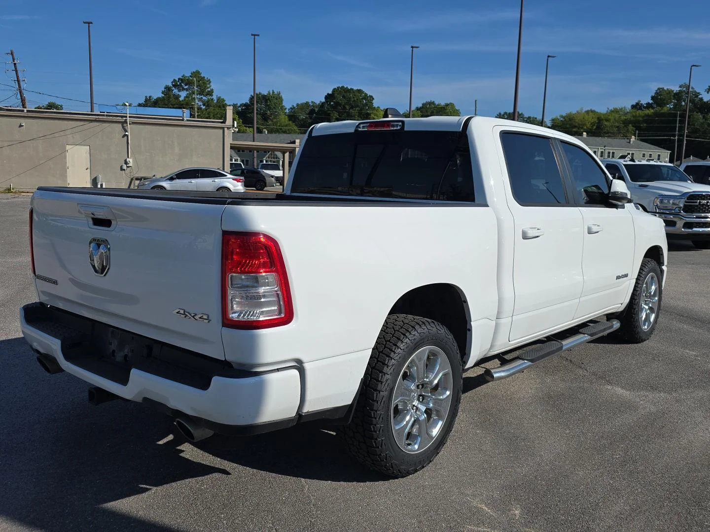 Used 2024 Bright White Clearcoat Ram Big Horn image 3