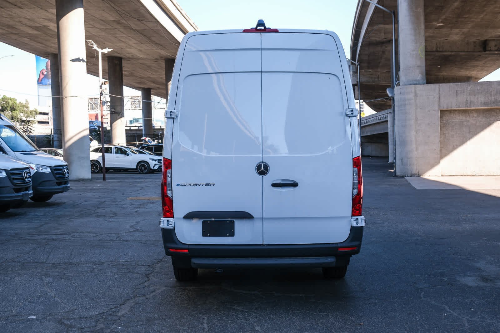 New 2025 Arctic White Mercedes-Benz Cargo 170 WB High Roof RWD Electric Motor image 5