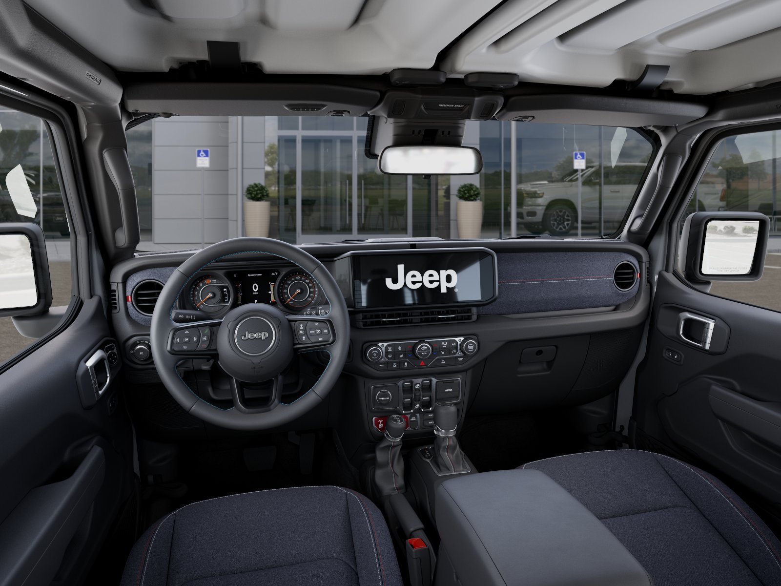New 2026 Bright White Clear-Coat Exterior Paint Jeep 4-Door Willys 