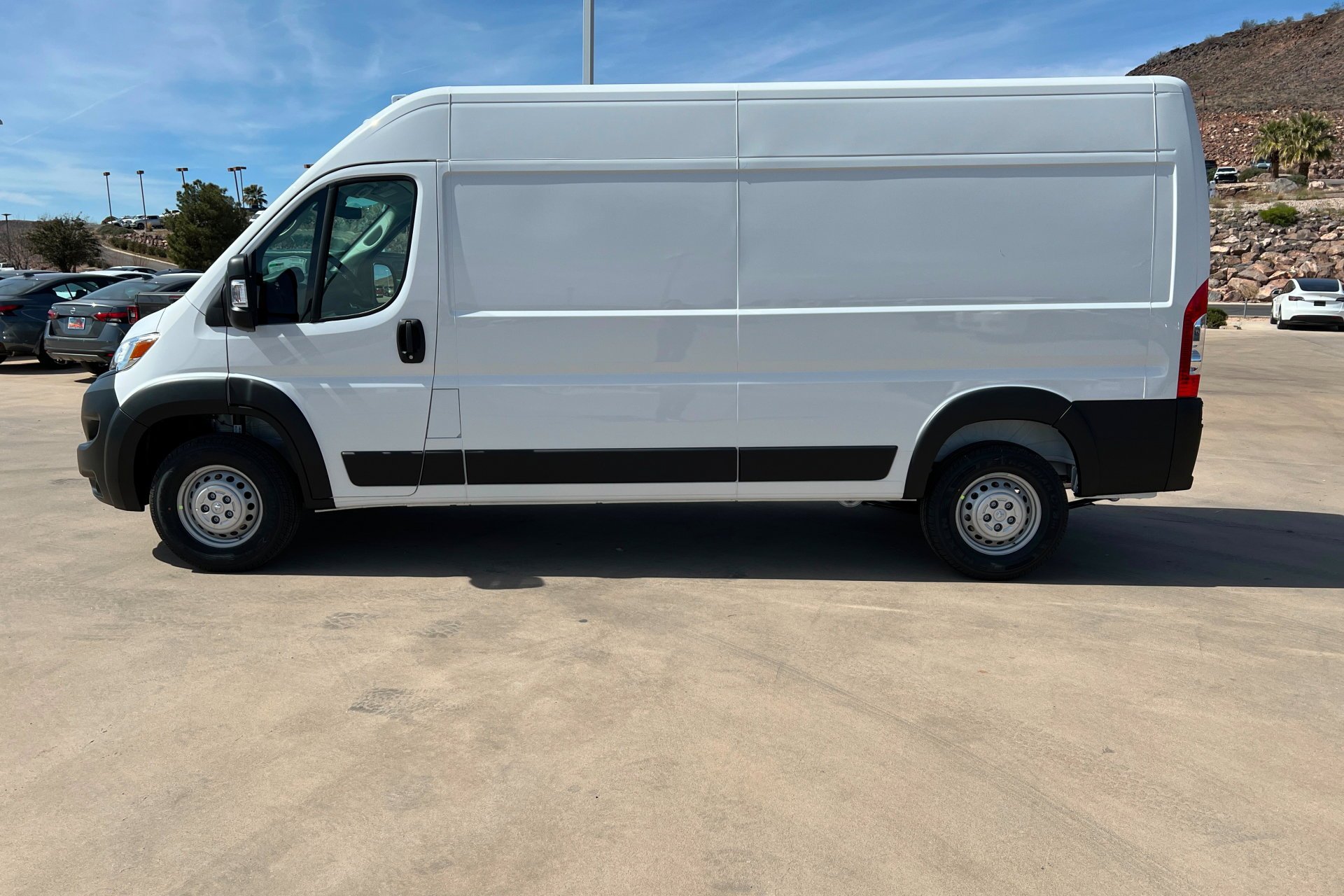 New 2026 Bright White Clear-Coat Exterior Paint RAM Tradesman image 2