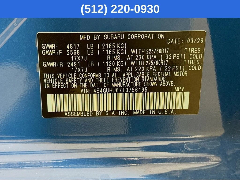 Certified Used 2026 Blue Subaru Wilderness image 41