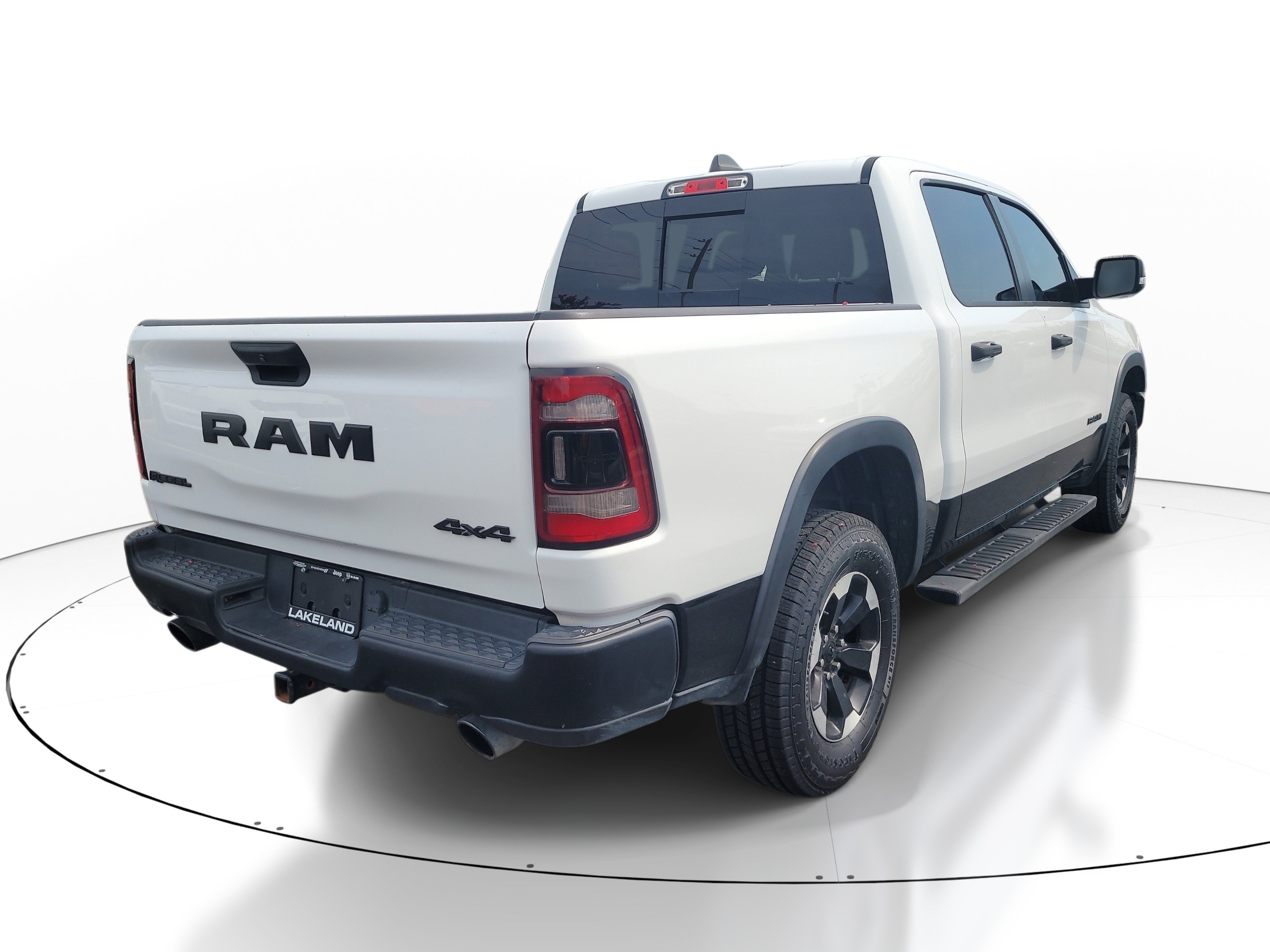 Used 2021 Bright White Clearcoat Ram Rebel image 4