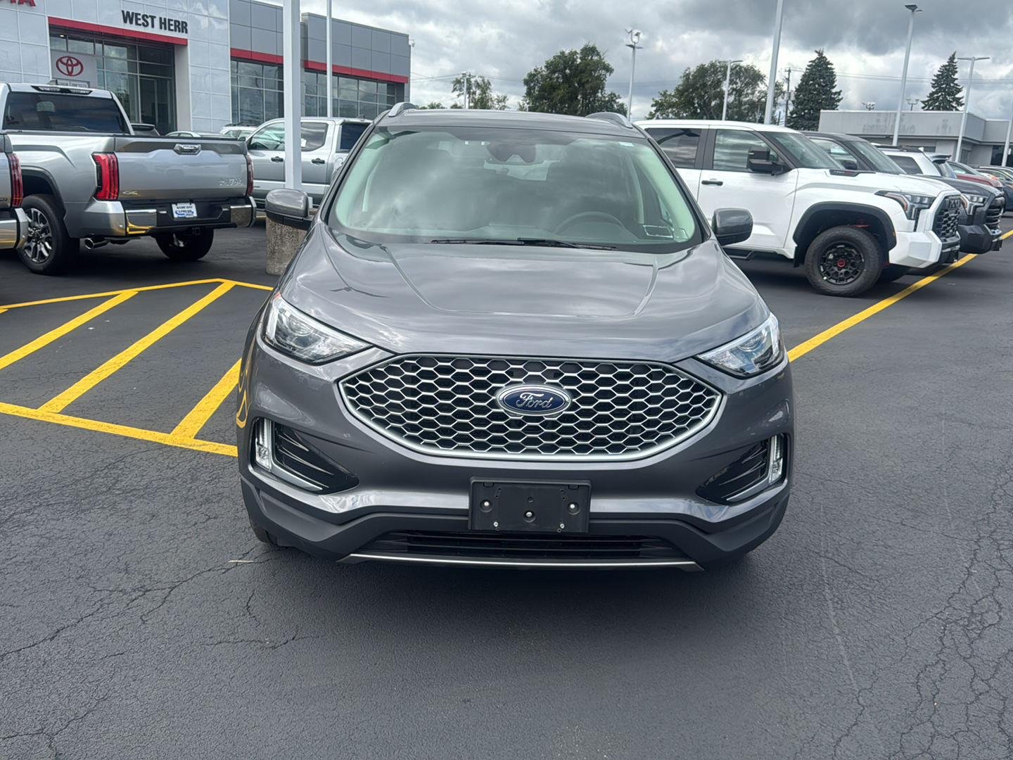 Used 2024 Carbonized Gray Ford SEL image 2