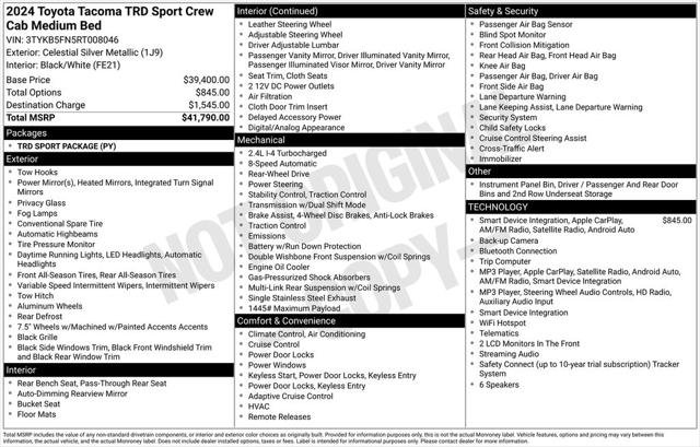 Certified Used 2024 CELESTIAL SILVER Toyota  image 2