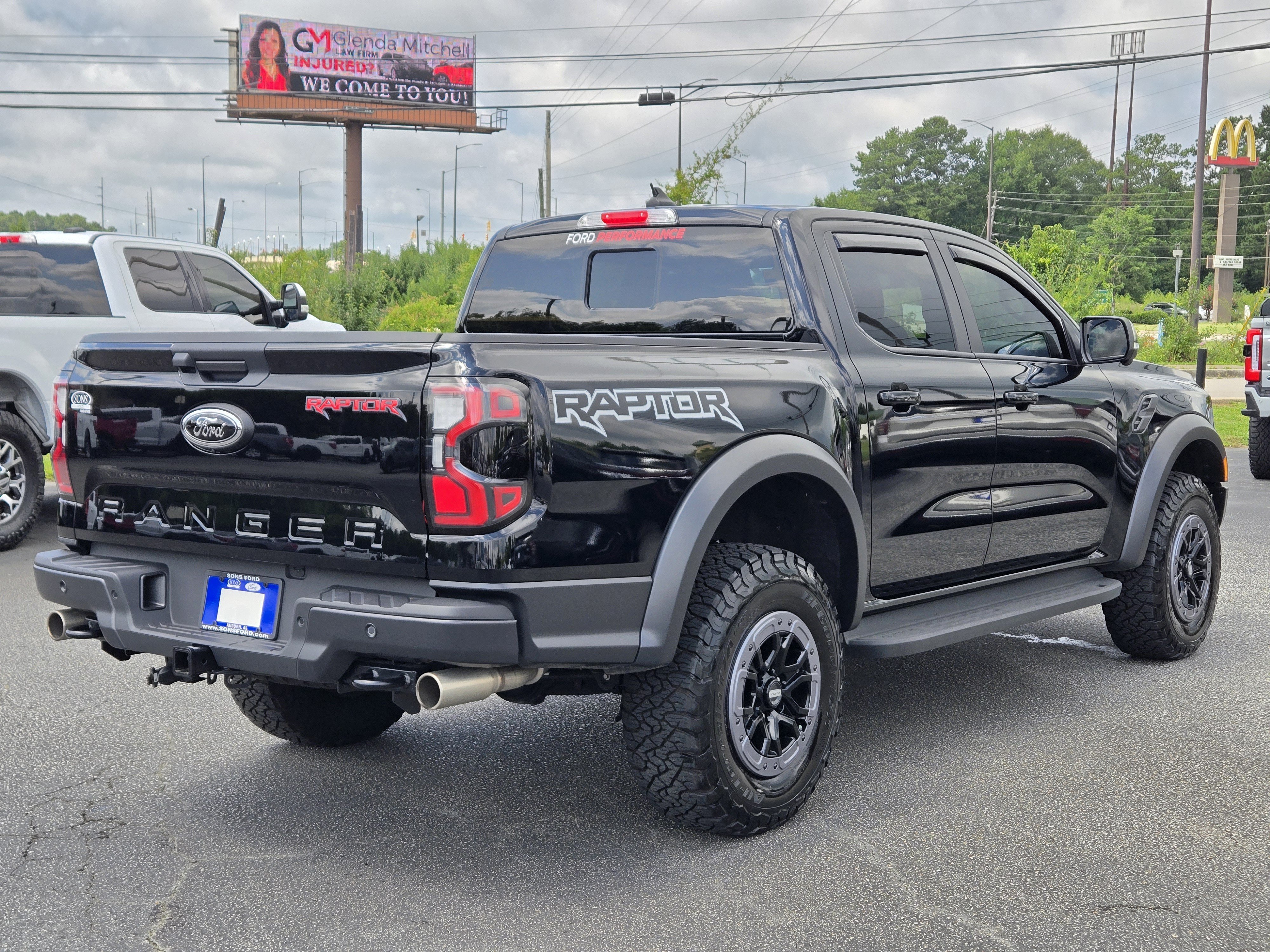 Used 2025 Shadow Black Ford Raptor image 8