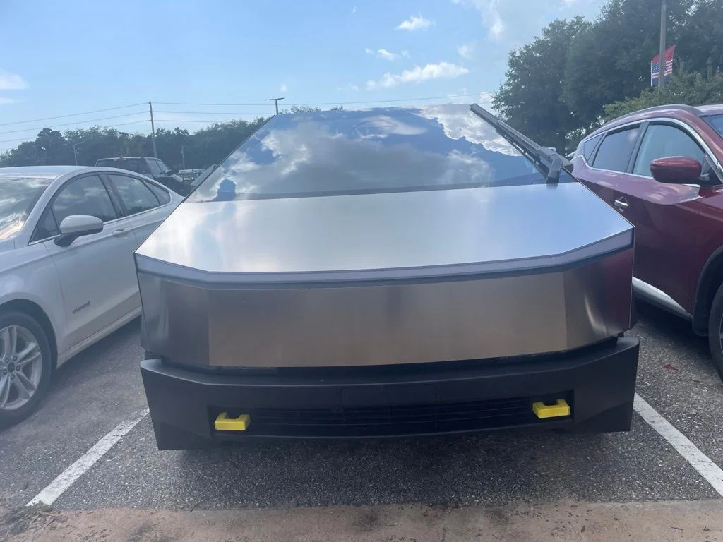 Used 2025 Silver Tesla Base image 2