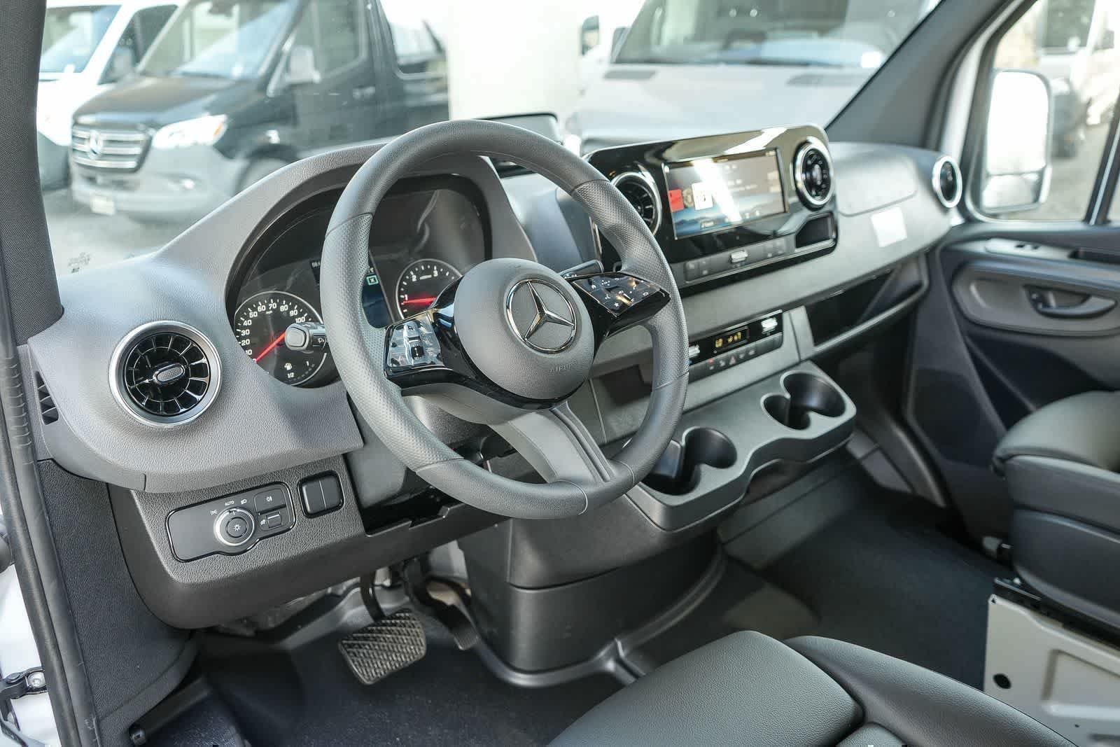New 2026 Arctic White Mercedes-Benz Cargo 144WB Std Roof RWD 2.0L I4 Diesel Turbo SO image 13