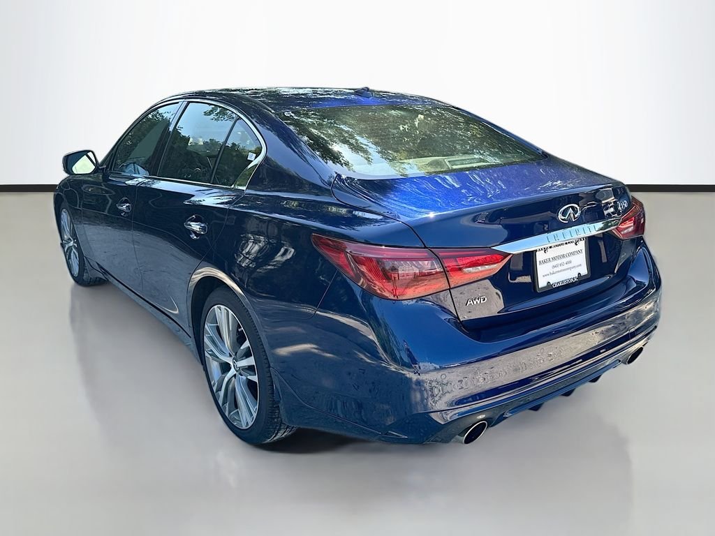 Used 2021 Blue INFINITI 3.0t SENSORY image 7