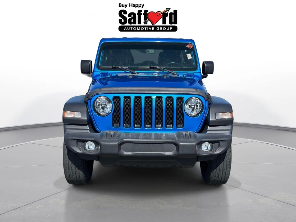 Used 2022 Blue Jeep Unlimited Sport Altitude image 7