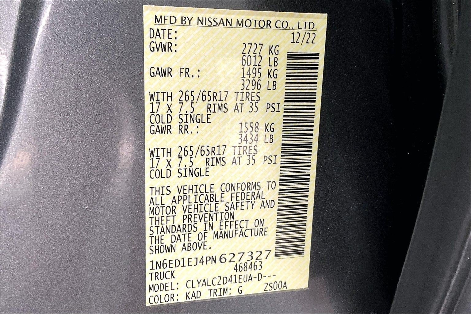 Used 2023 Gun Metallic Nissan SV image 33