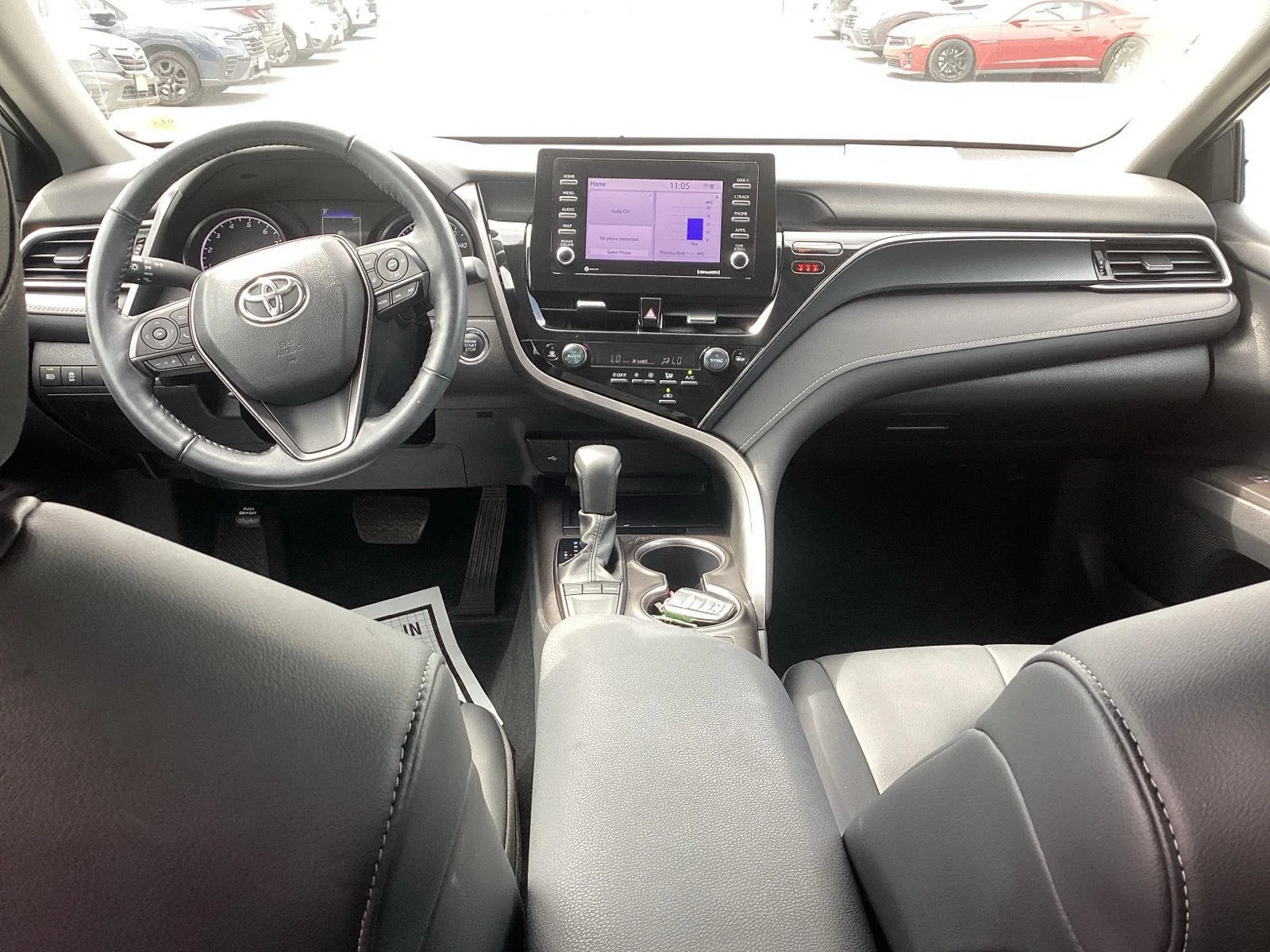 Used 2023 Celestial Silver Metallic Toyota SE image 13