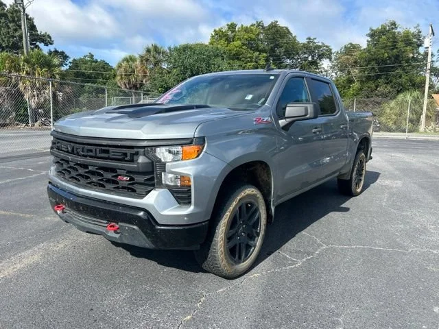 Used 2024 Sterling Gray Metallic Chevrolet Custom Trail Boss image 1