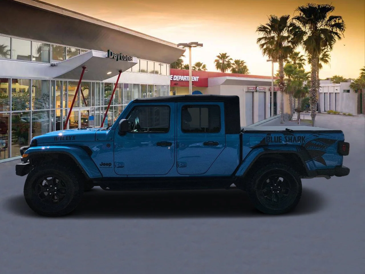 Used 2023 Blue Pearl Jeep Willys image 6