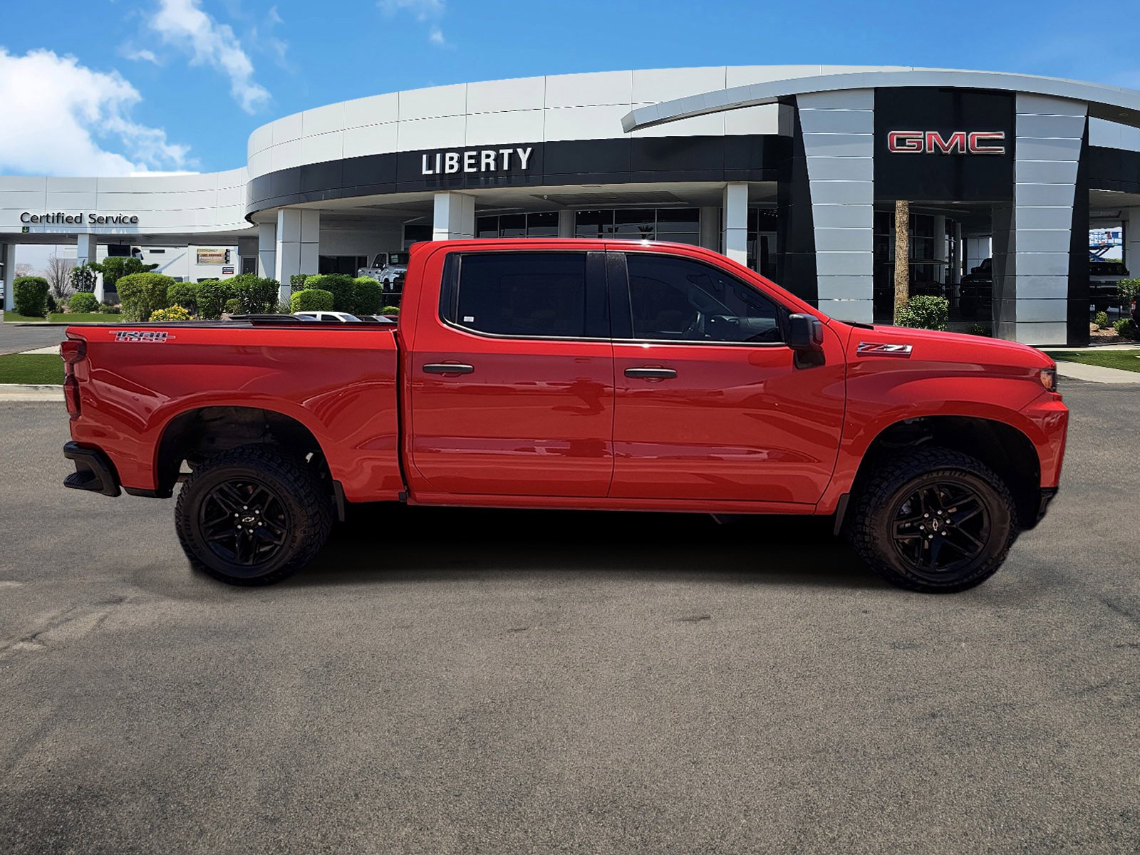 Used 2021 RED HOT Chevrolet Custom Trail Boss image 2