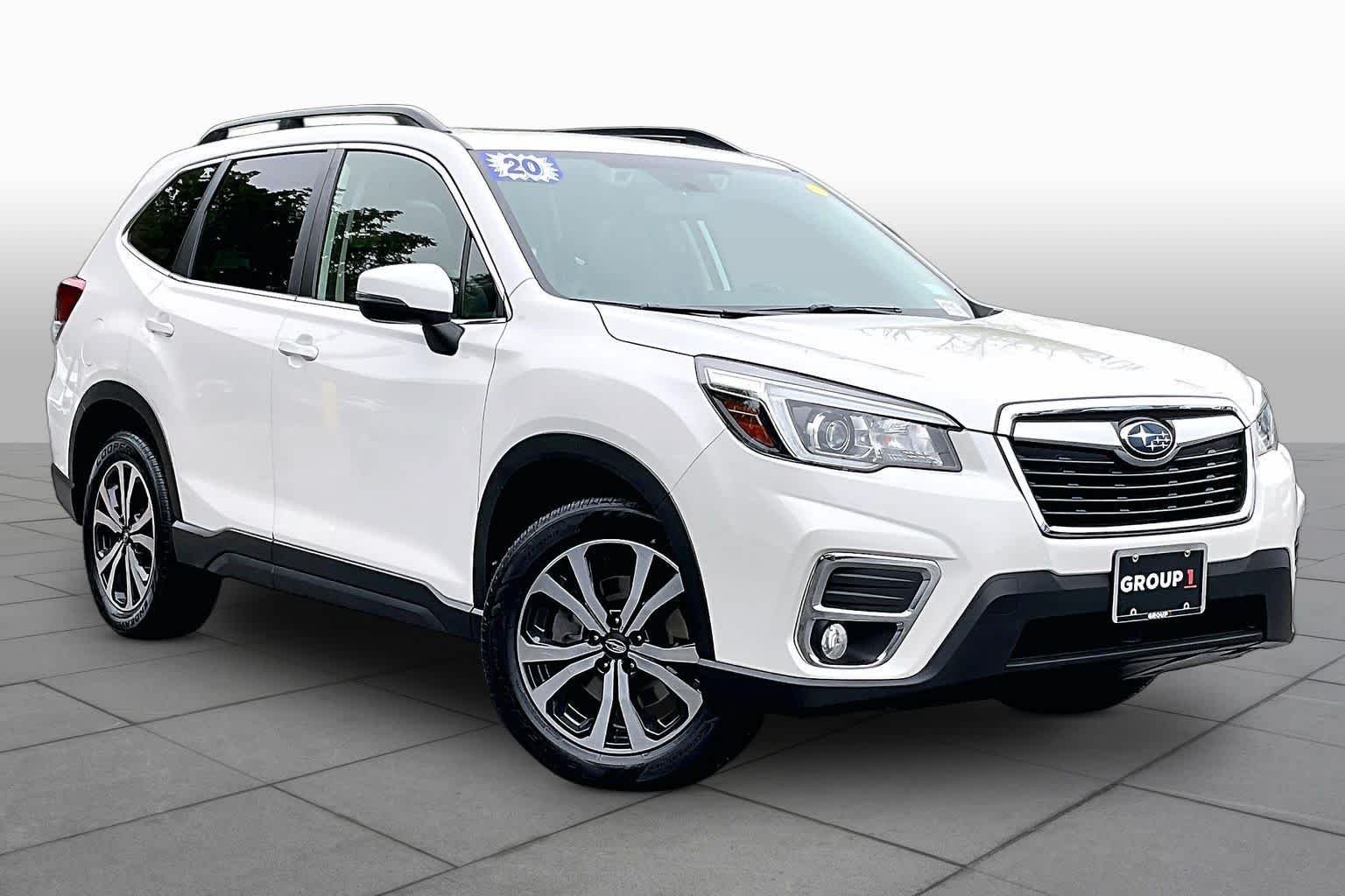 Used 2020 Crystal White Pearl Subaru Limited image 3