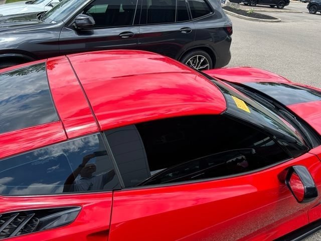Used 2015 Torch Red Chevrolet Stingray Z51 image 3