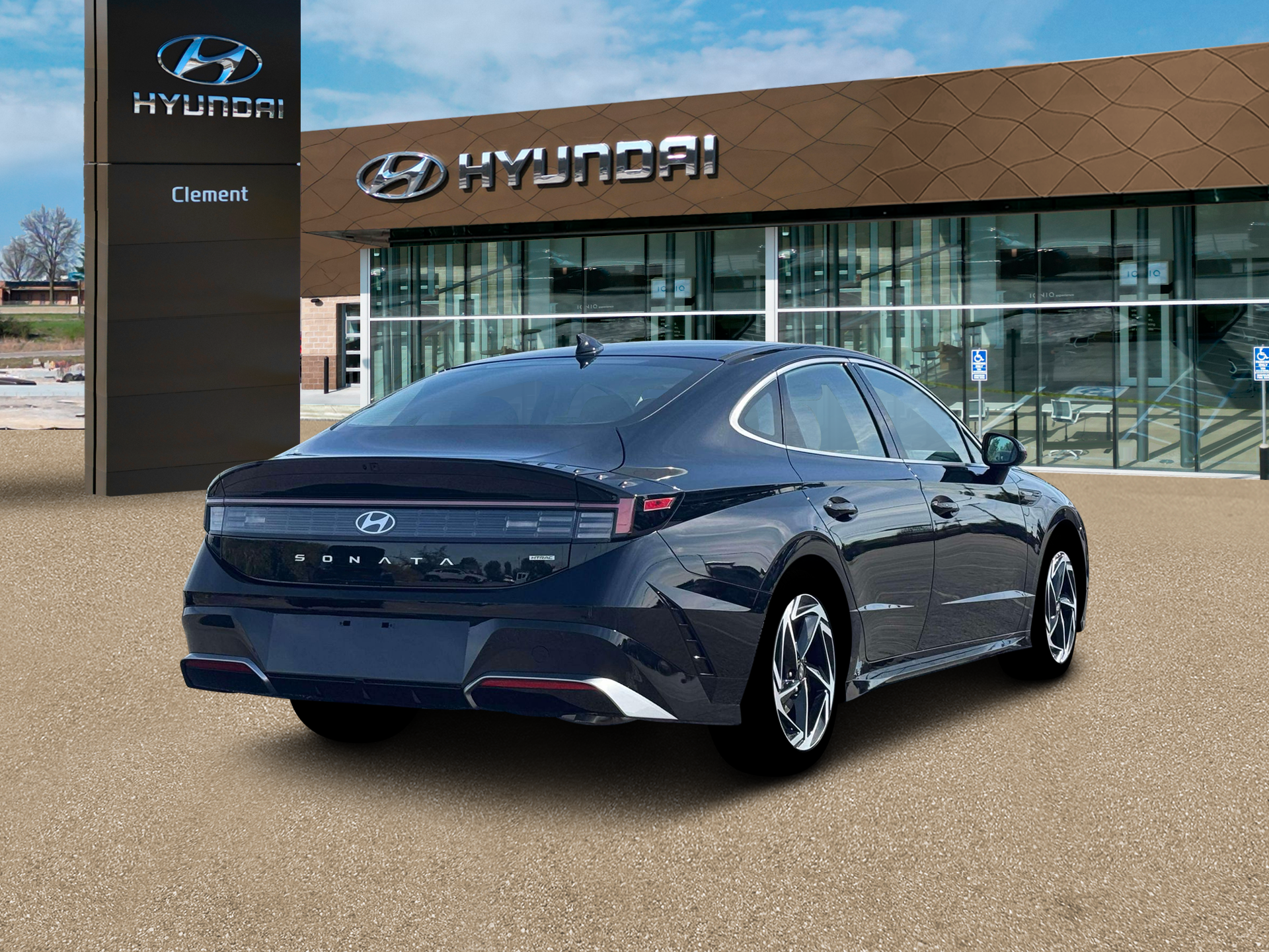 New 2026 Black Hyundai SEL Sport image 7