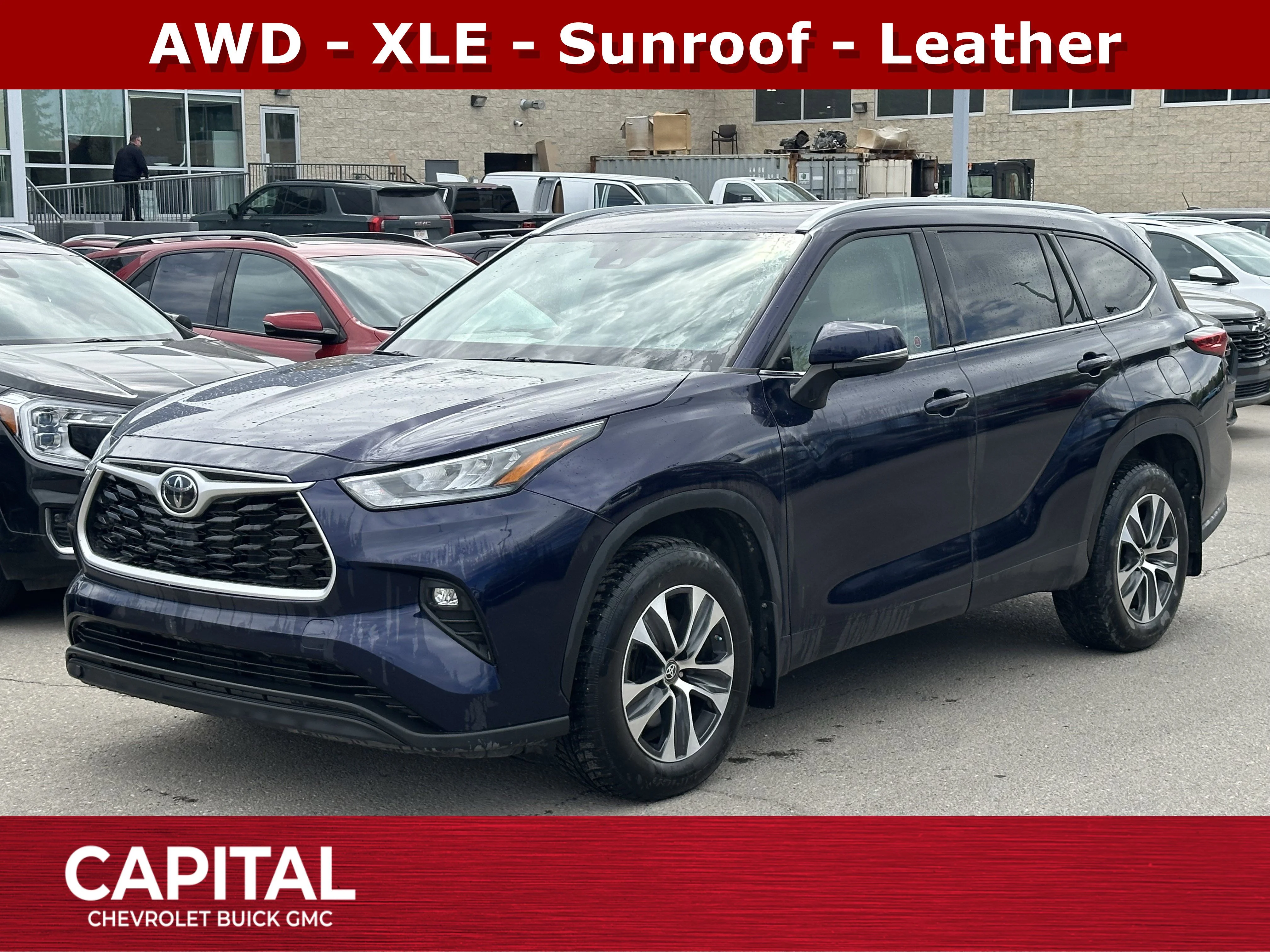 Used 2022 Blue Toyota XLE image 1