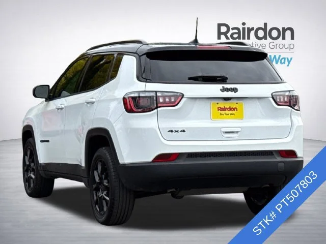 Used 2023 Bright White Clearcoat Jeep Latitude image 4