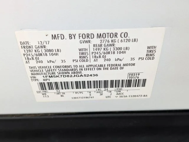 Used 2018 White Ford XLT image 28