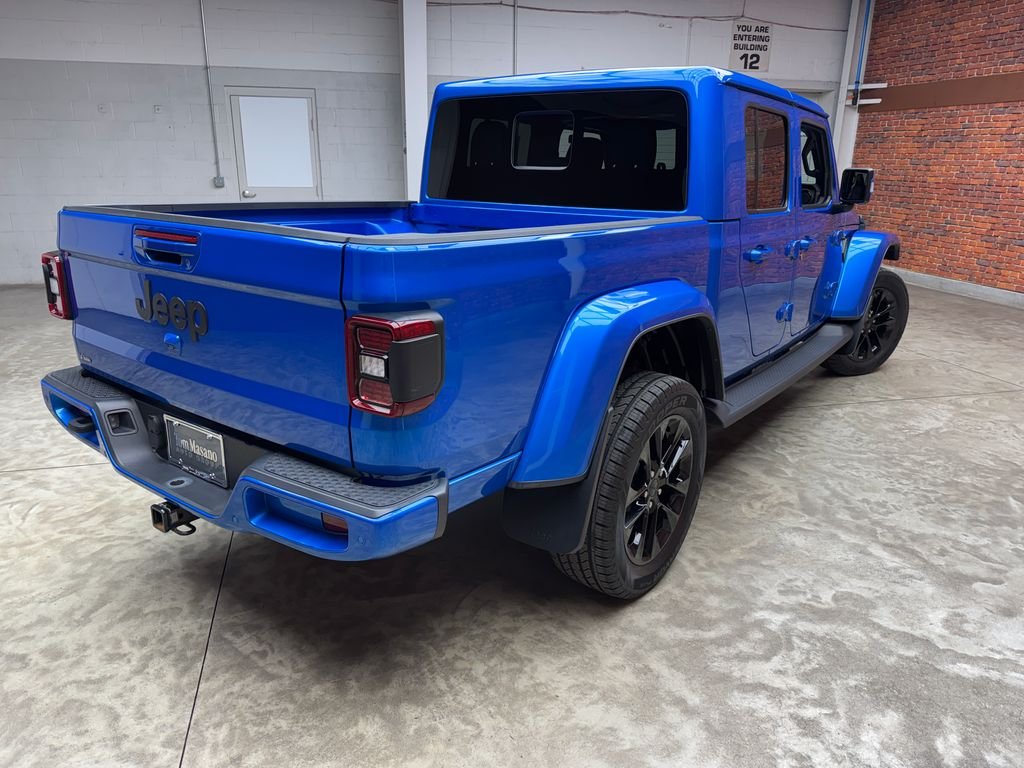 Certified Used 2023 Blue Jeep Overland image 4