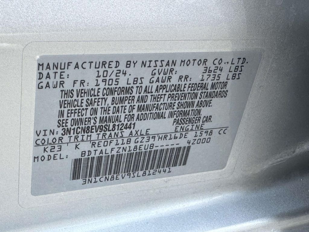 Used 2025 Silver Nissan 1.6 SV image 27