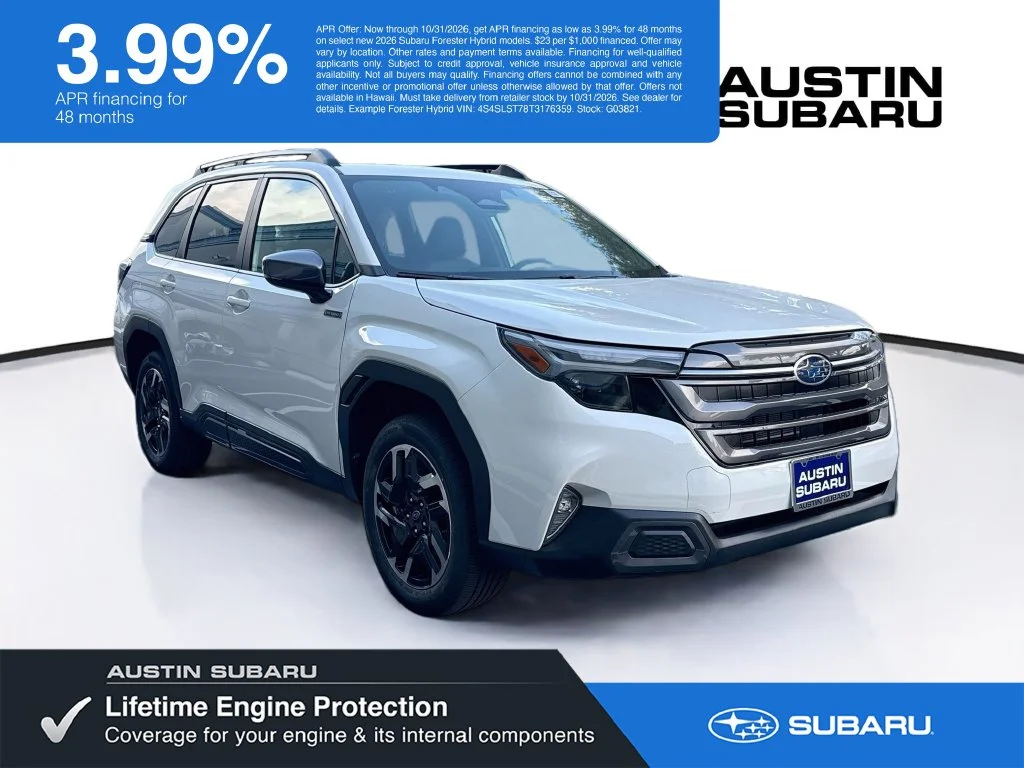 New 2026 White Subaru Limited Hybrid image 1