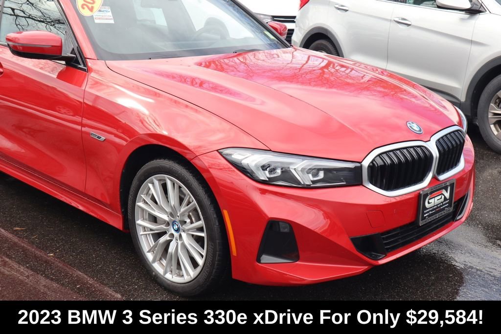Used 2023 BMW 3 Series 330e with VIN 3MW39FS05P8C97718 for sale in Bohemia, NY